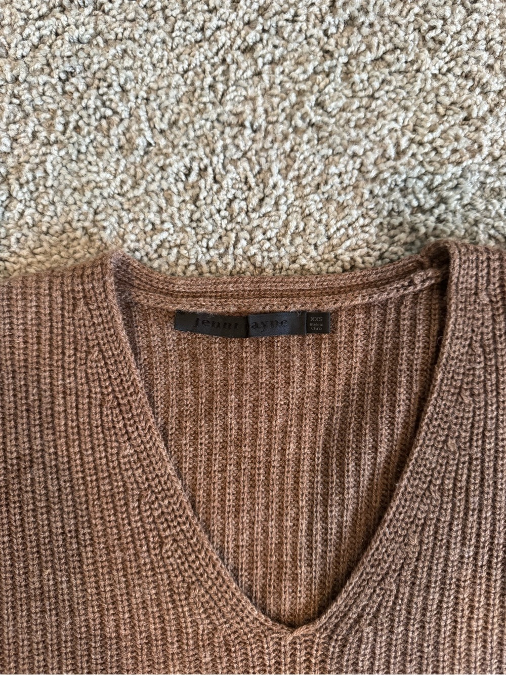 Jenni Kayne Cabin Cashmere Sweater in Nutmeg - Picture 10 of 13